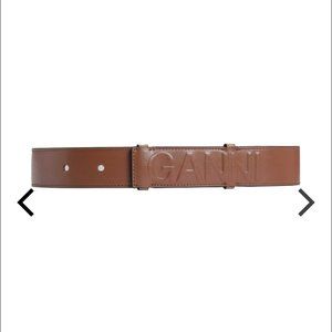 Brand New GANNI Logo Belt
